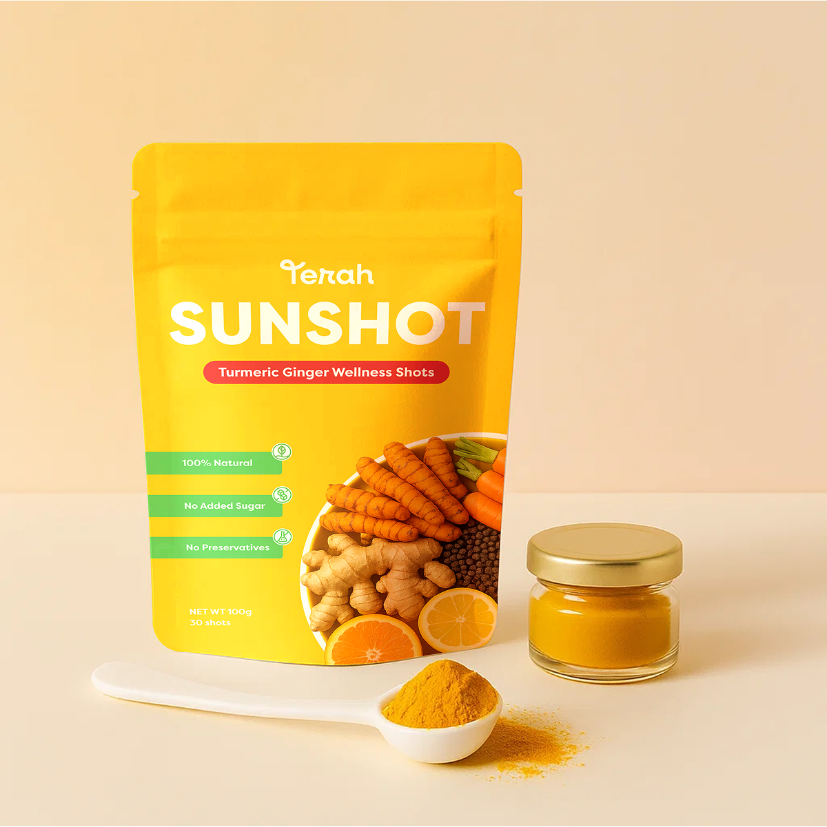 Terah Sunshot - Turmeric Ginger Wellness Shot
